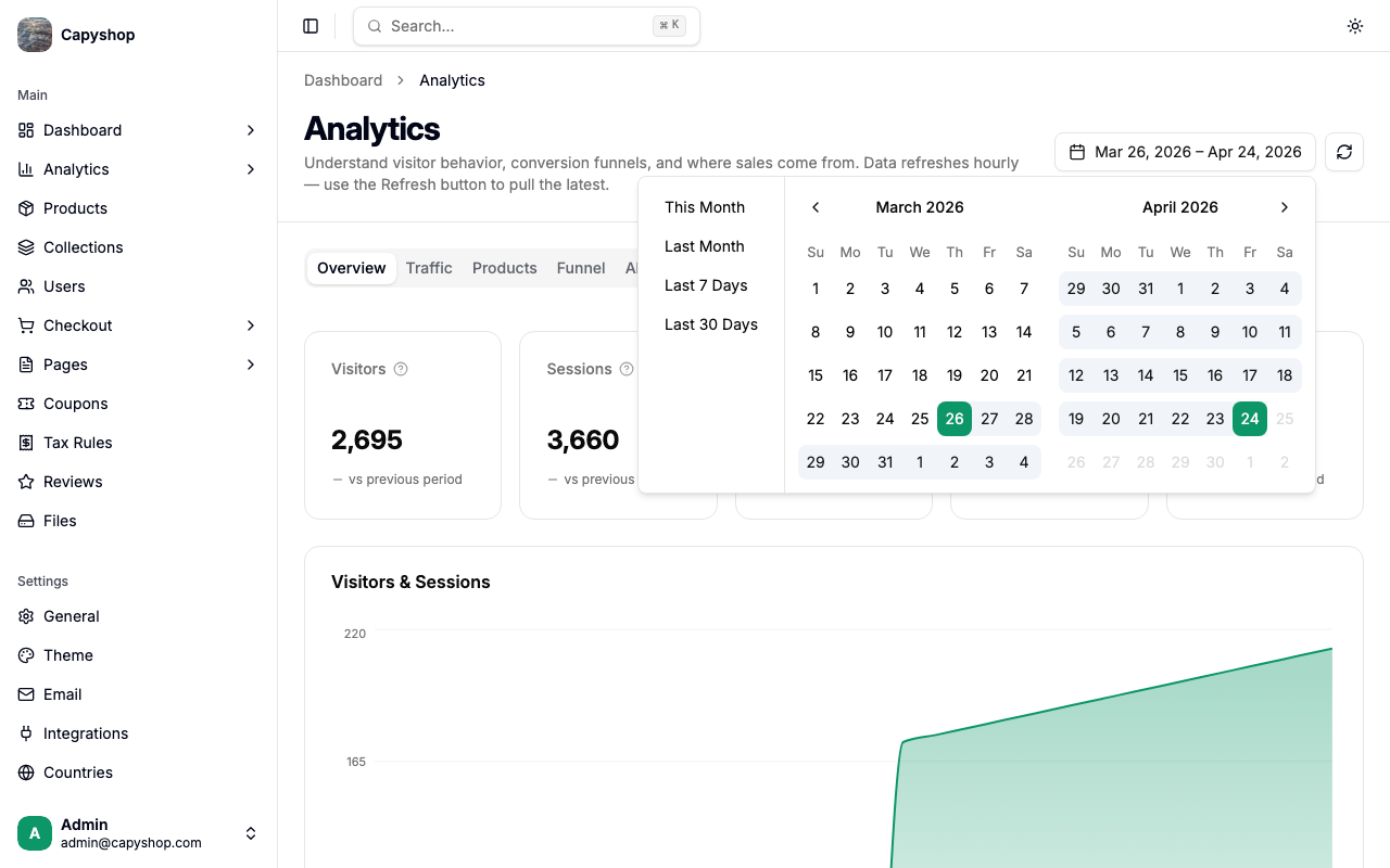 Date range picker